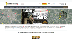 Desktop Screenshot of camostore.de