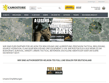 Tablet Screenshot of camostore.de